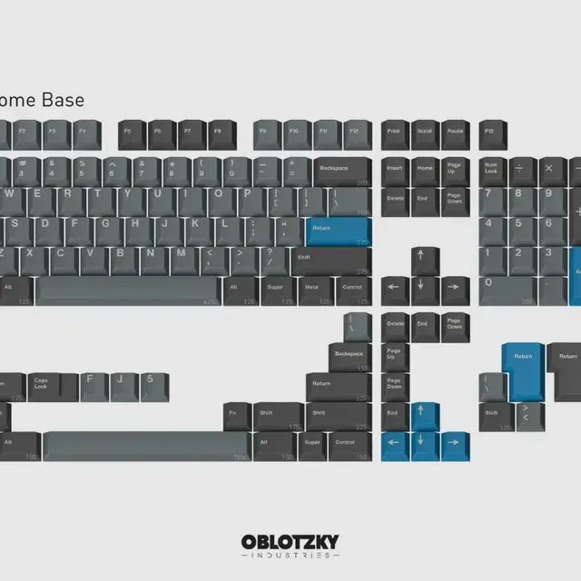 (정품) GMK 오블리비언 3.1 모노크롬 베이스 키캡셋