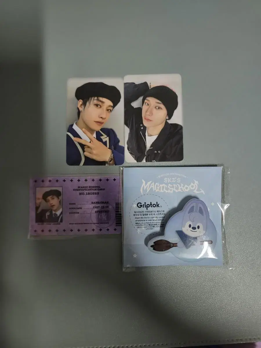 StayZone bang chan photocard GripTalk Student ID