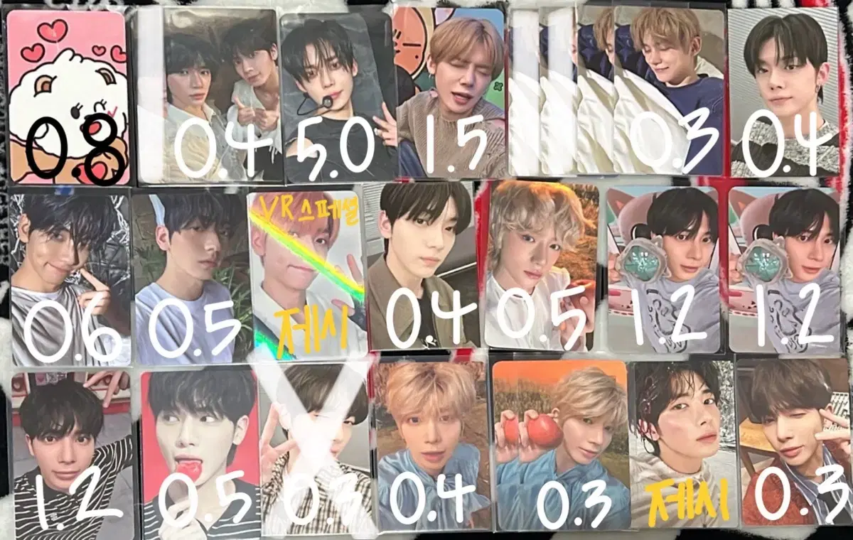 txt this comeback photocard, pre-order benefit photocard, ld photocard alpo, etc.