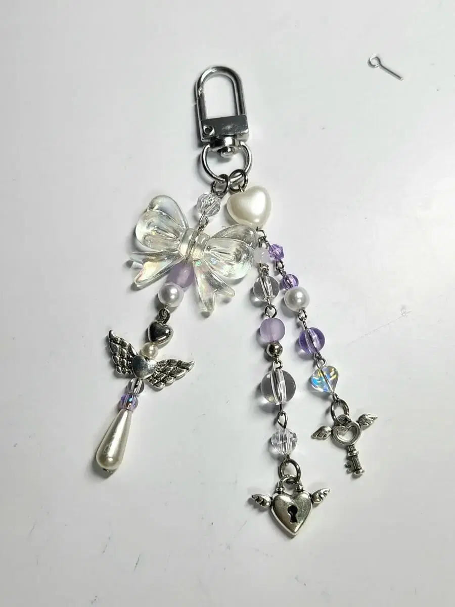 Ribbon Bead Keyring