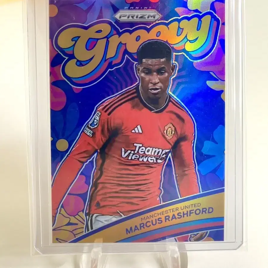 2023-24 Panini Prizm Groovy 맨유 래시포드