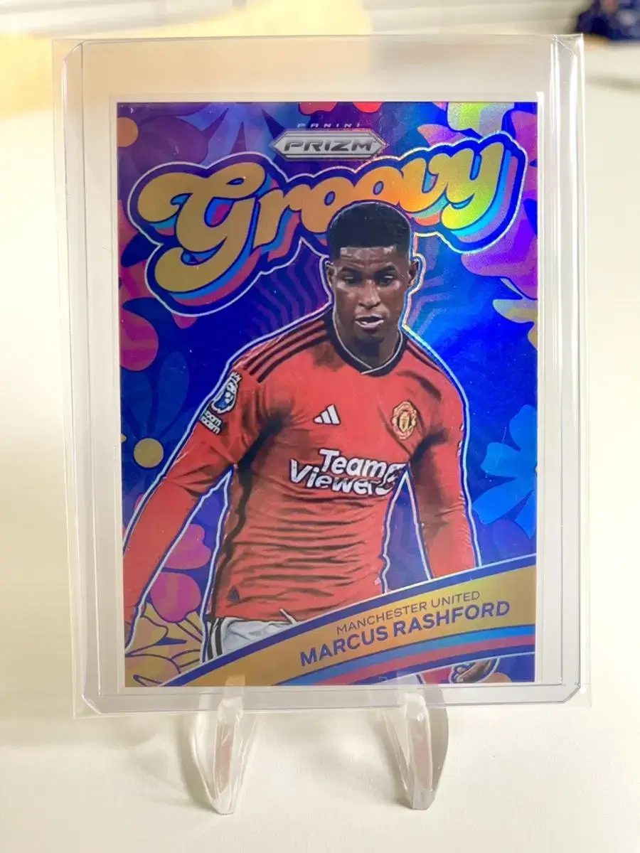 2023-24 Panini Prizm Groovy 맨유 래시포드