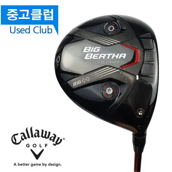 (Used) Callaway Big Bertha Alpha 816 8.5 R Used Driver 000231100