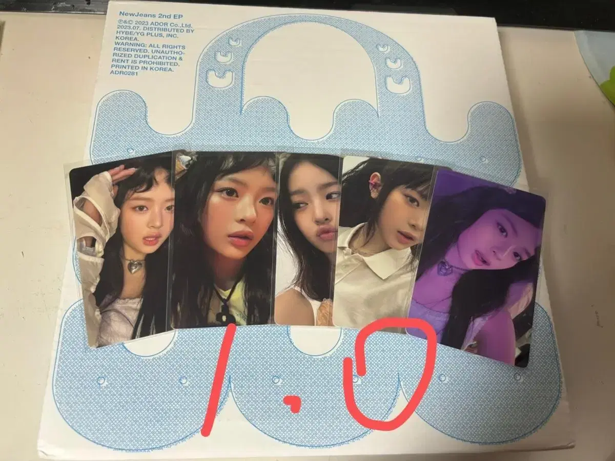 뉴진스포카 앨범 풀박 일괄 급처