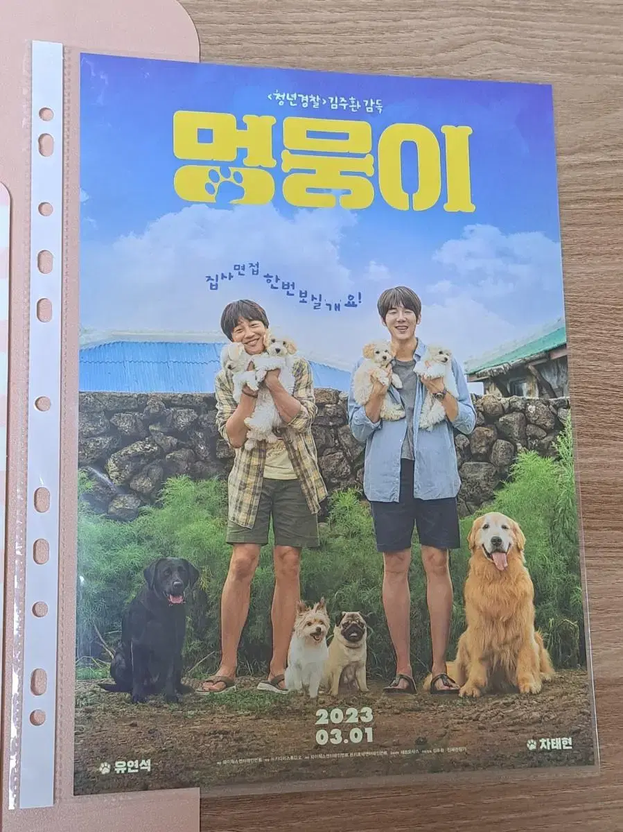 Movie <멍뭉이> poster Flyer A4