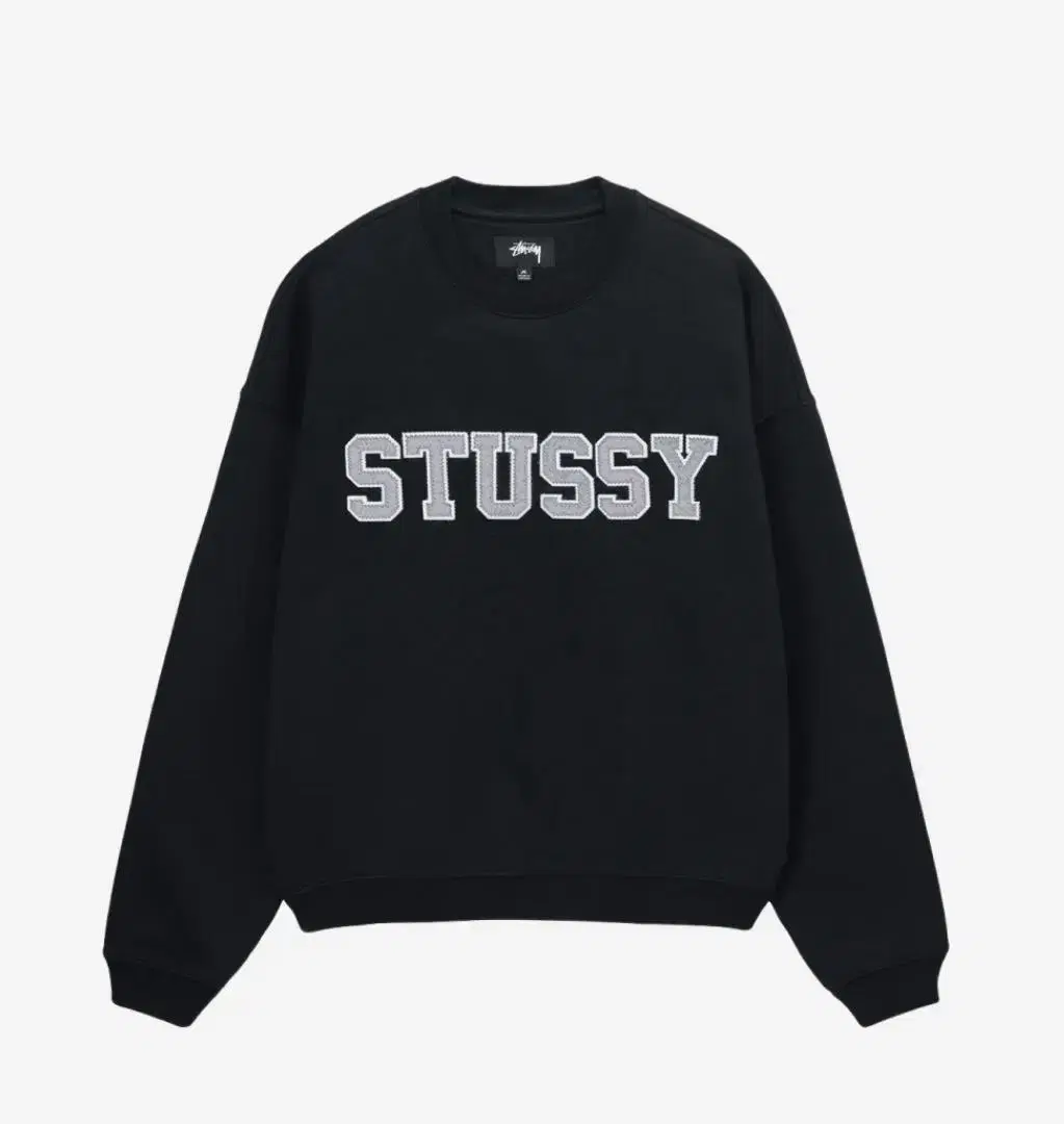 [L]Stussy Relaxed Oversized Top in Black