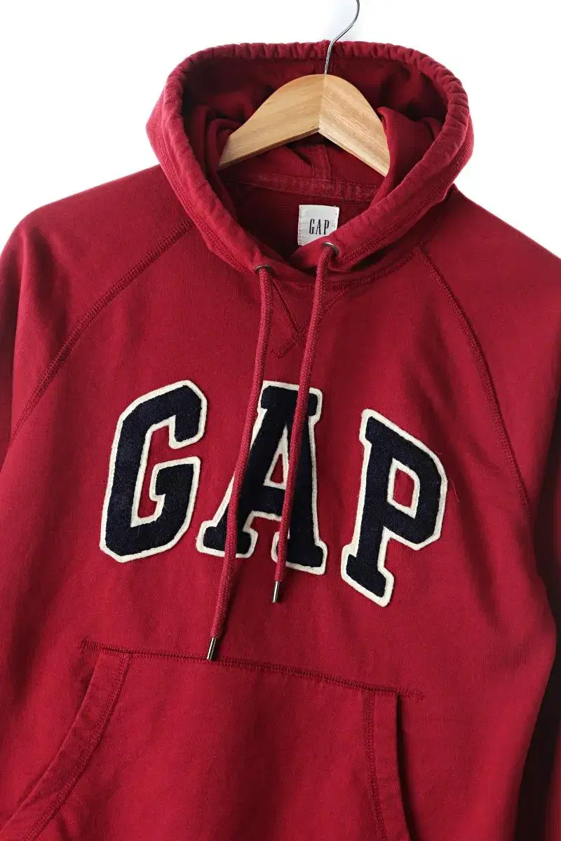 W(XS) Gap Hoodie Dark Wine Amecazi Basic Fit-B97D