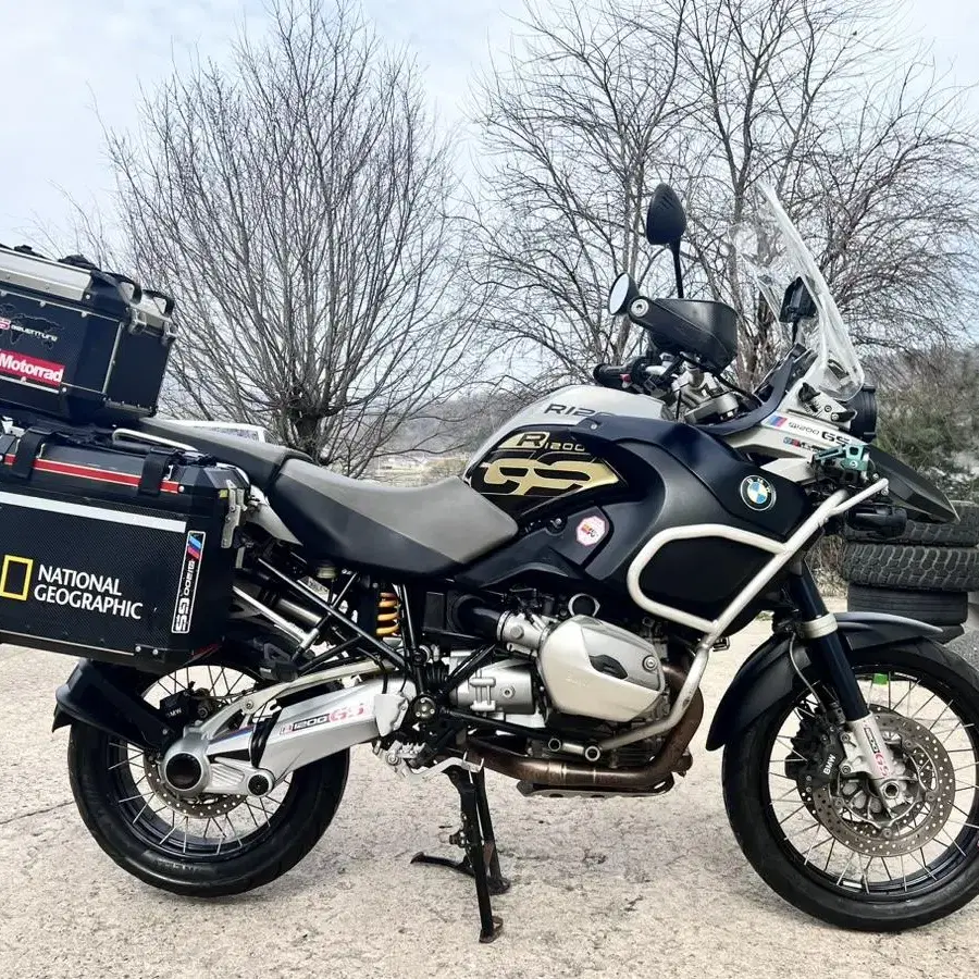 BMW R1200GSA 공랭 올린즈 아크라풀배기