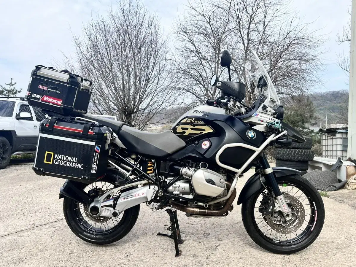 BMW R1200GSA 공랭 올린즈 아크라풀배기