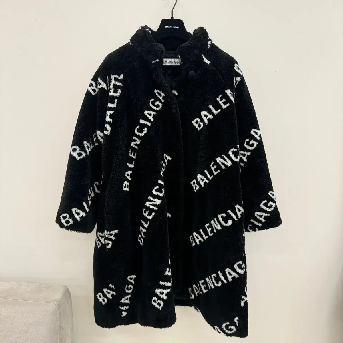 38 Balenciaga Multilogo Coat