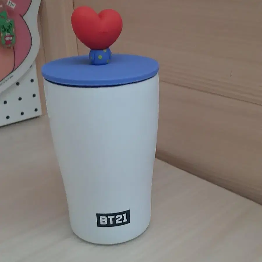 미사용 BT21 타타 한정판 텀블러 투썸플레이스