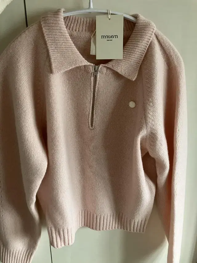 니하운 Helena Collar Knit(Pink)