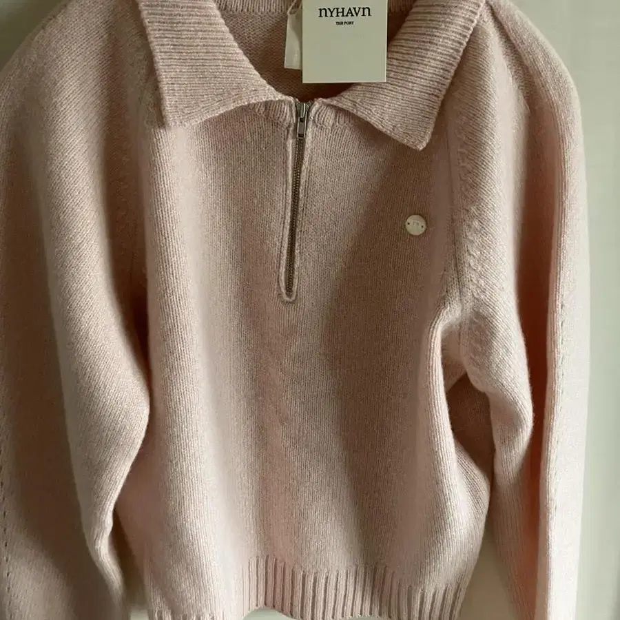 니하운 Helena Collar Knit(Pink)