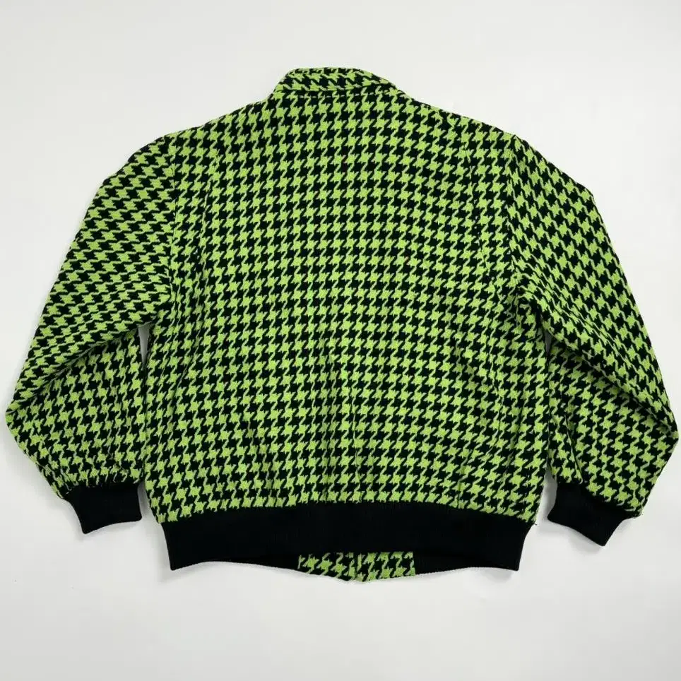 gdc neon houndtooth jacquard blouson