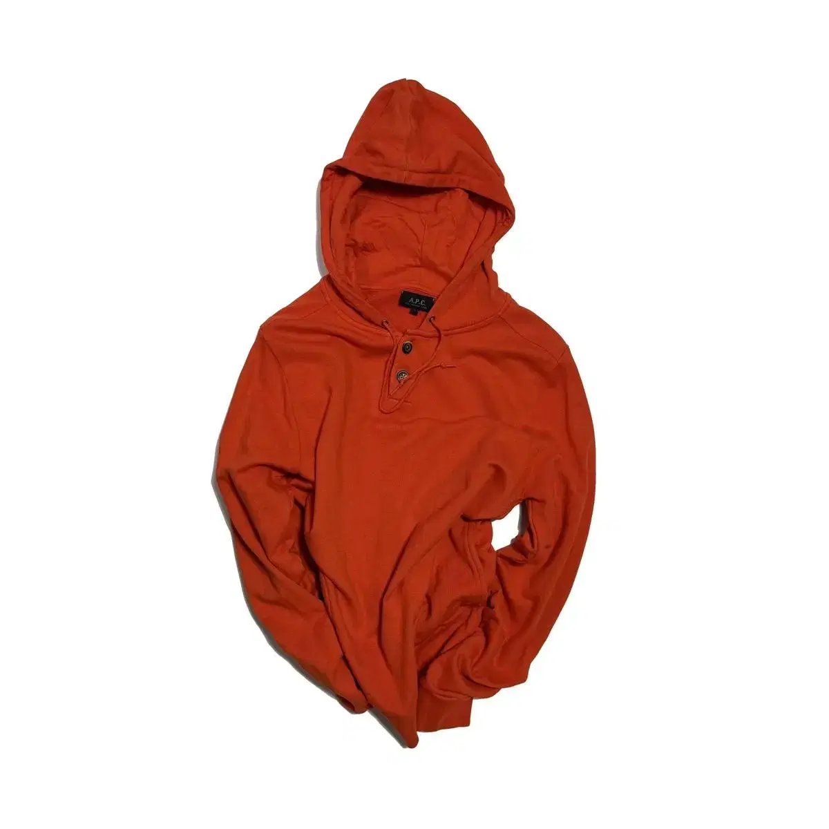 Apothecary Orange Button Hoodie