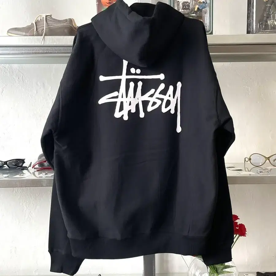 [XL] STUSSY 후드 블랙