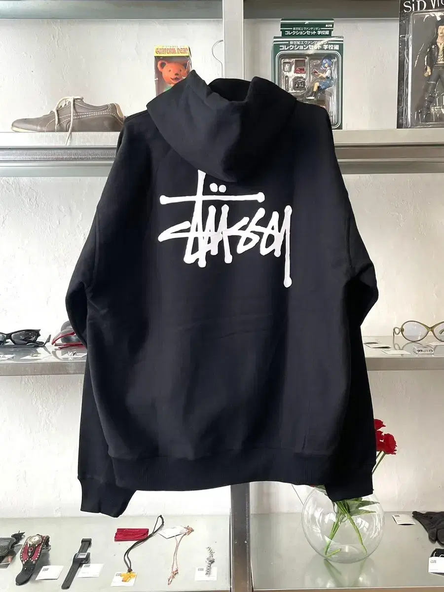 [XL] STUSSY 후드 블랙