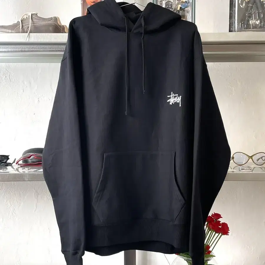 [XL] STUSSY 후드 블랙