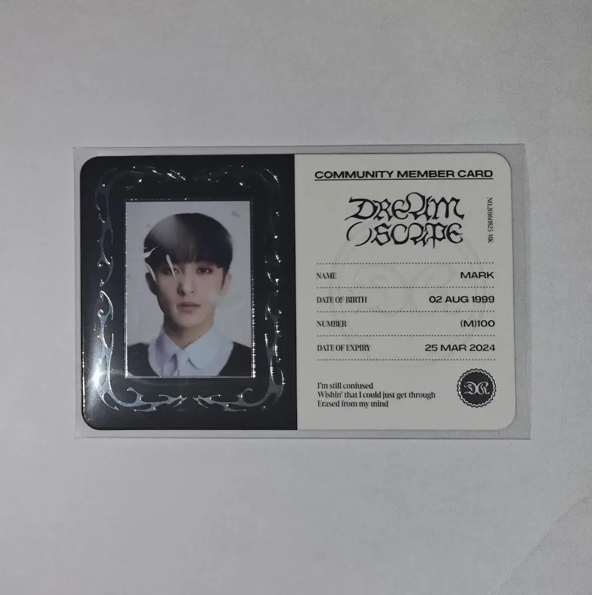 NCT Dream Dream Escape Dreamini mark ID Card