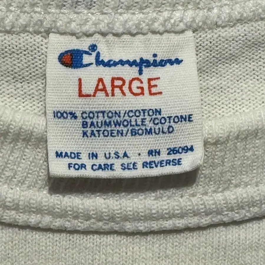 [MADE IN USA] CHAMPION 비숍 맥기네스 티셔츠