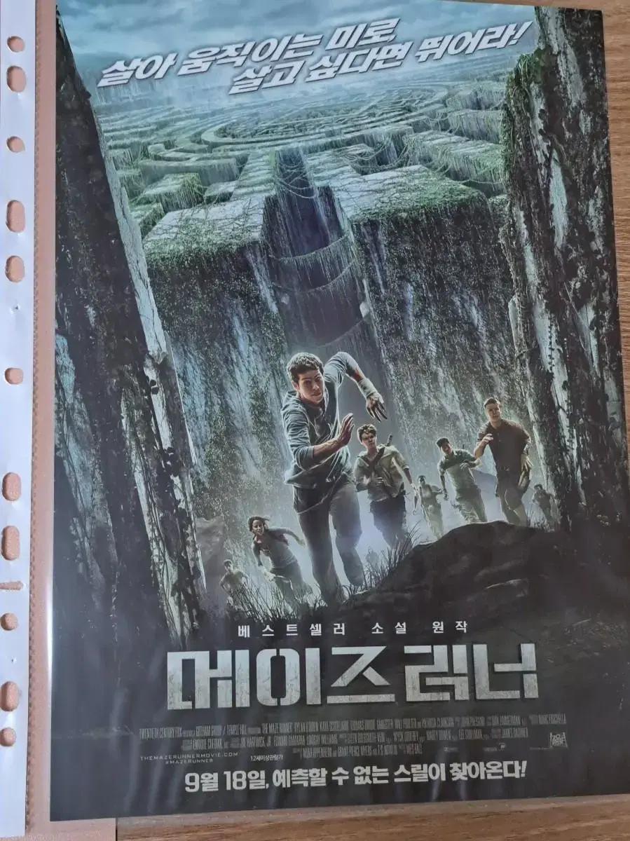 Movie <메이즈러너, 스코치트라이얼> poster Flyer A4