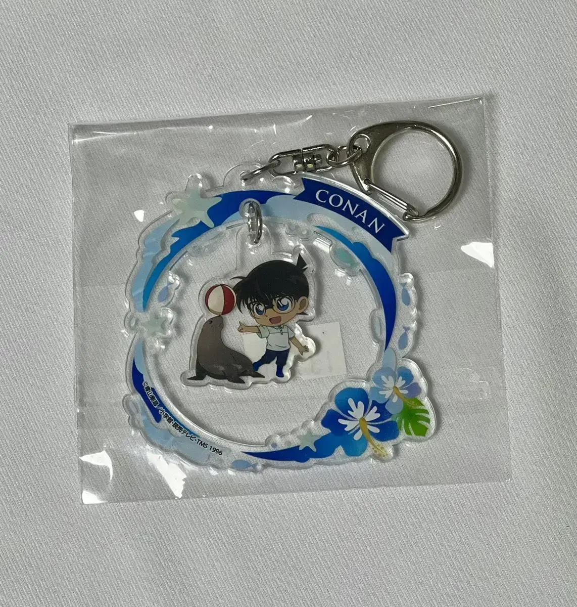 conan the detective conan sunshine city aquarium collaboration conan keyring seals