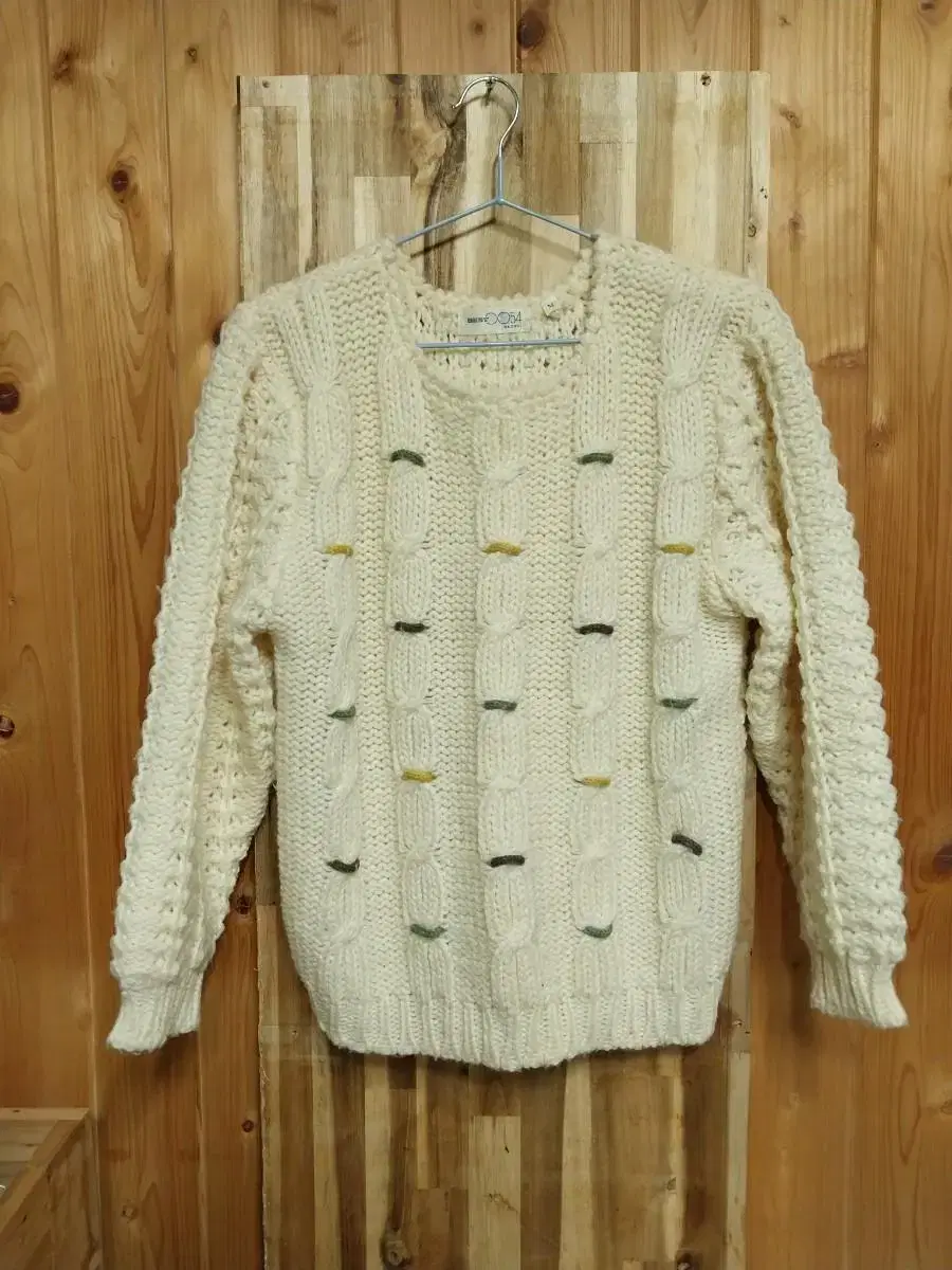 Japanese wool blend knit S-M Ivory