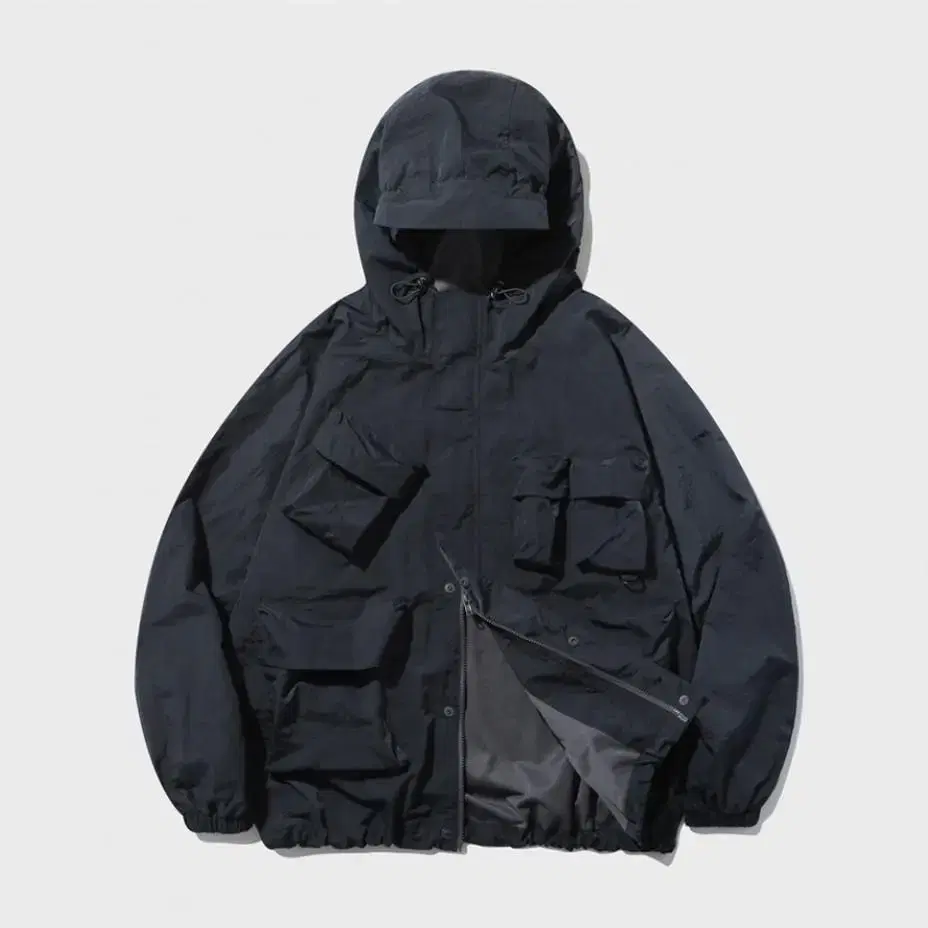 Multi-Pocket Hooded Jumper [L-XL] New Arrival Windbreaker