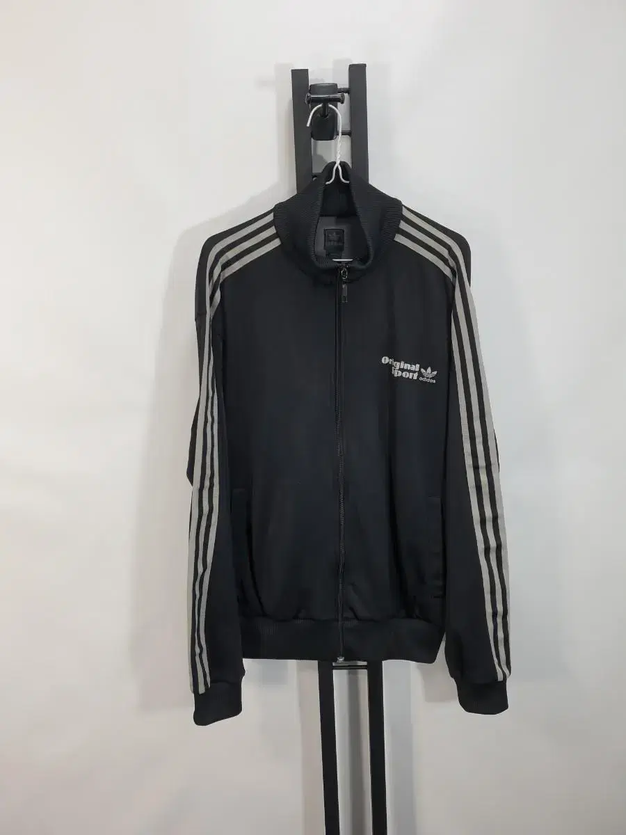 Adidas Jersey Backlogo Track Top Black Grey Gummed 110