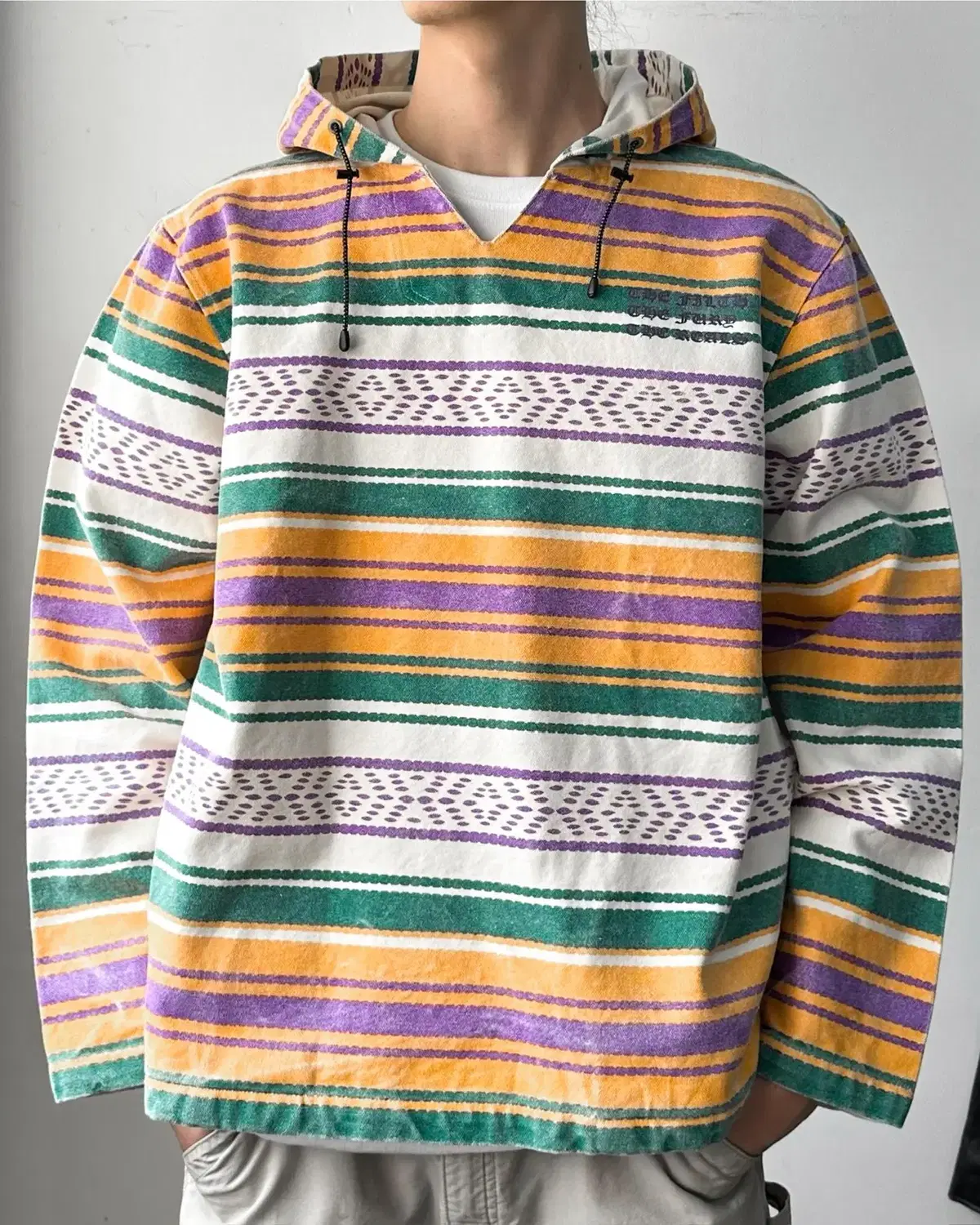 Real Ting Ethnic Navajo Mexican Pullover Hoodie