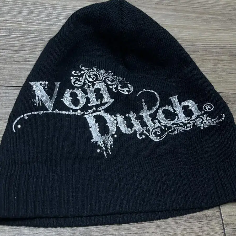 본더치 von dutch 큐빅 로고 비니