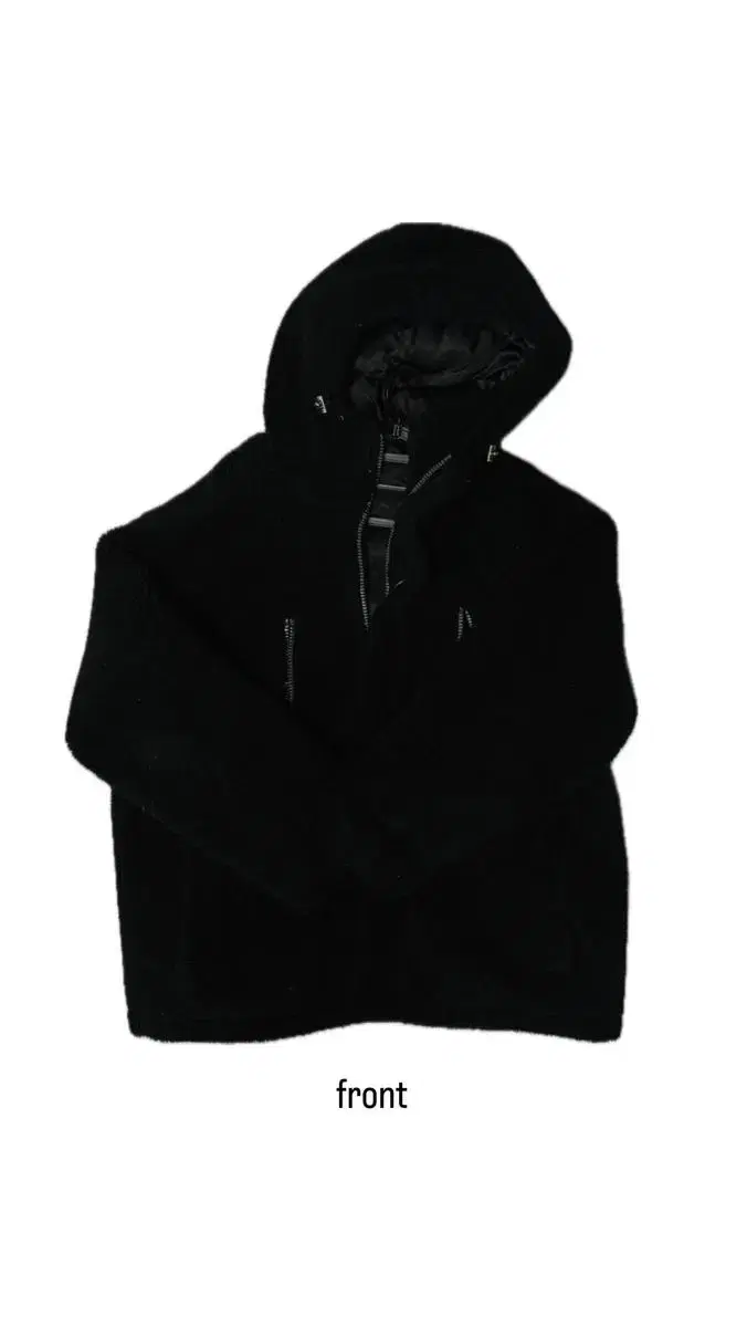 Bonded Fleece Coat / Black / Free