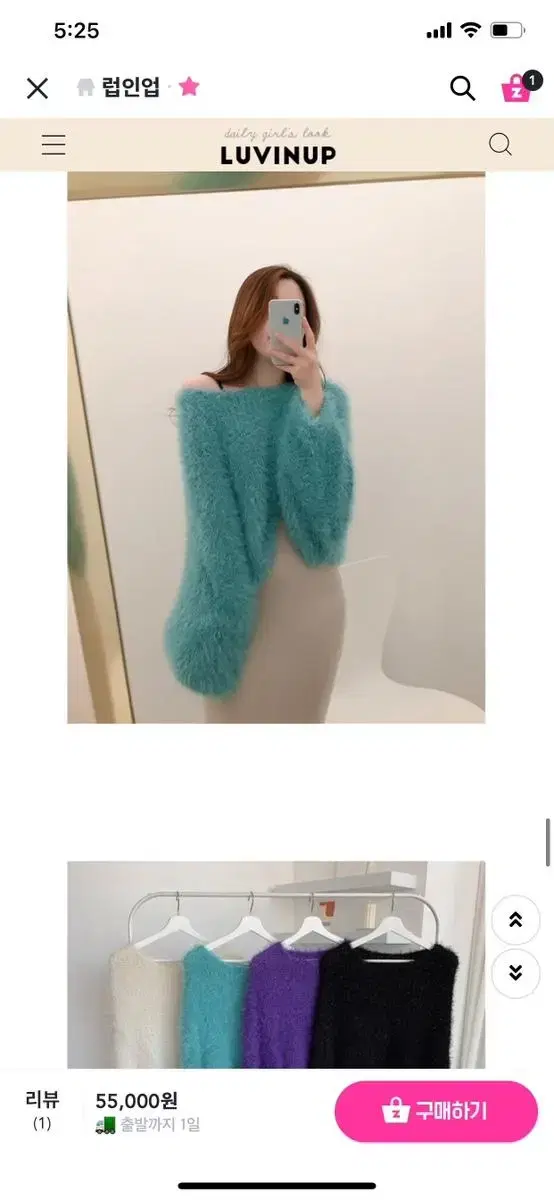 Aqua Mints bloo Pearl Boatneck Off Shoulder Stingray Knit