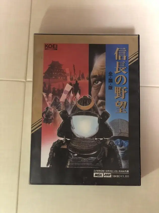 MSX KOEI 코에이 고전게임 노부나가의 야망 곽팩 무료배송