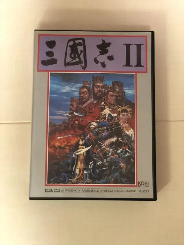 MSX2 KOEI 코에이 고전게임 삼국지2 곽팩 무료배송