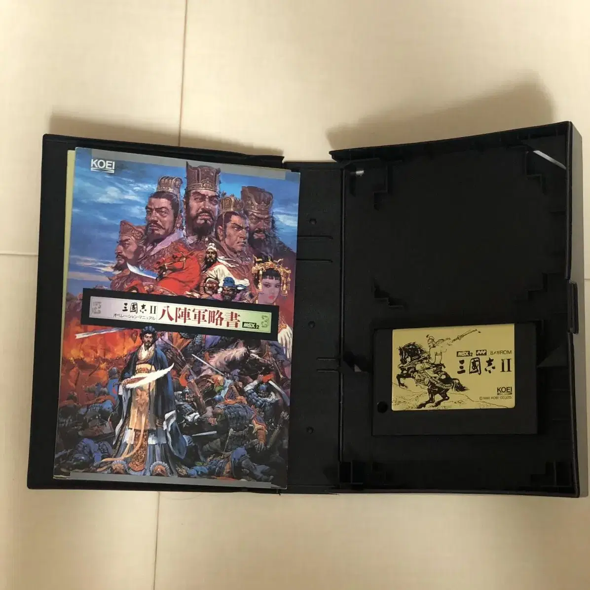 MSX2 KOEI 코에이 고전게임 삼국지2 곽팩 무료배송