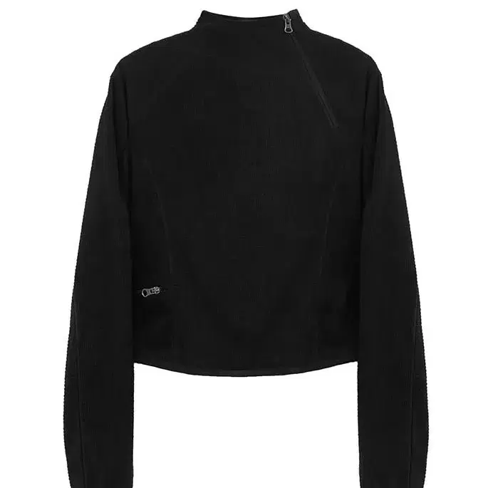 [급처]DIFFERENTIS.OK Quarter zip crop top