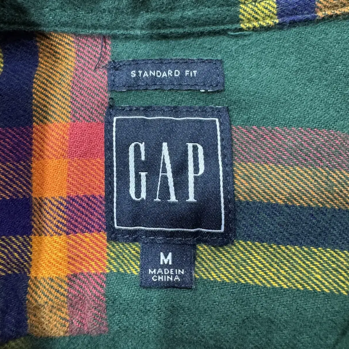 [M] GAP 타탄 체크 플란넬 셔츠