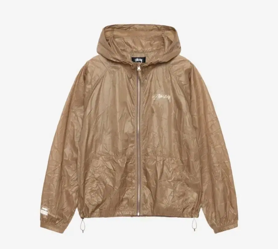 Stussy Beach Shell Wrinkle Nylon Jacket