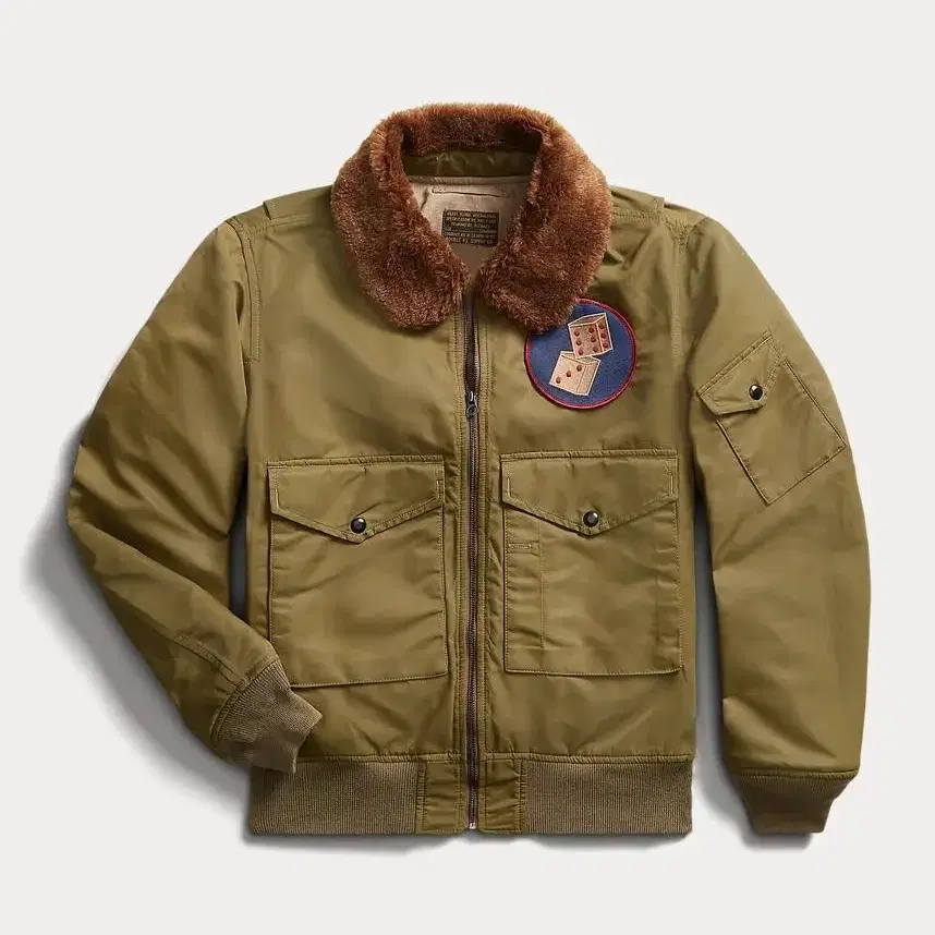 더블알엘 자켓 RRL Fleece-Collar Flight Jacket