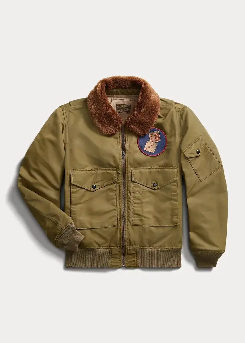 더블알엘 자켓 RRL Fleece-Collar Flight Jacket