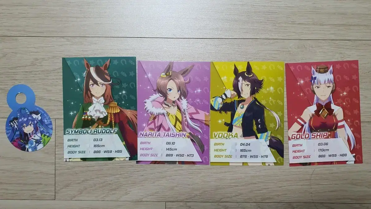 Umamusume Anime Plus Shop Collaboration Photo Card & Straw Paper Decoration