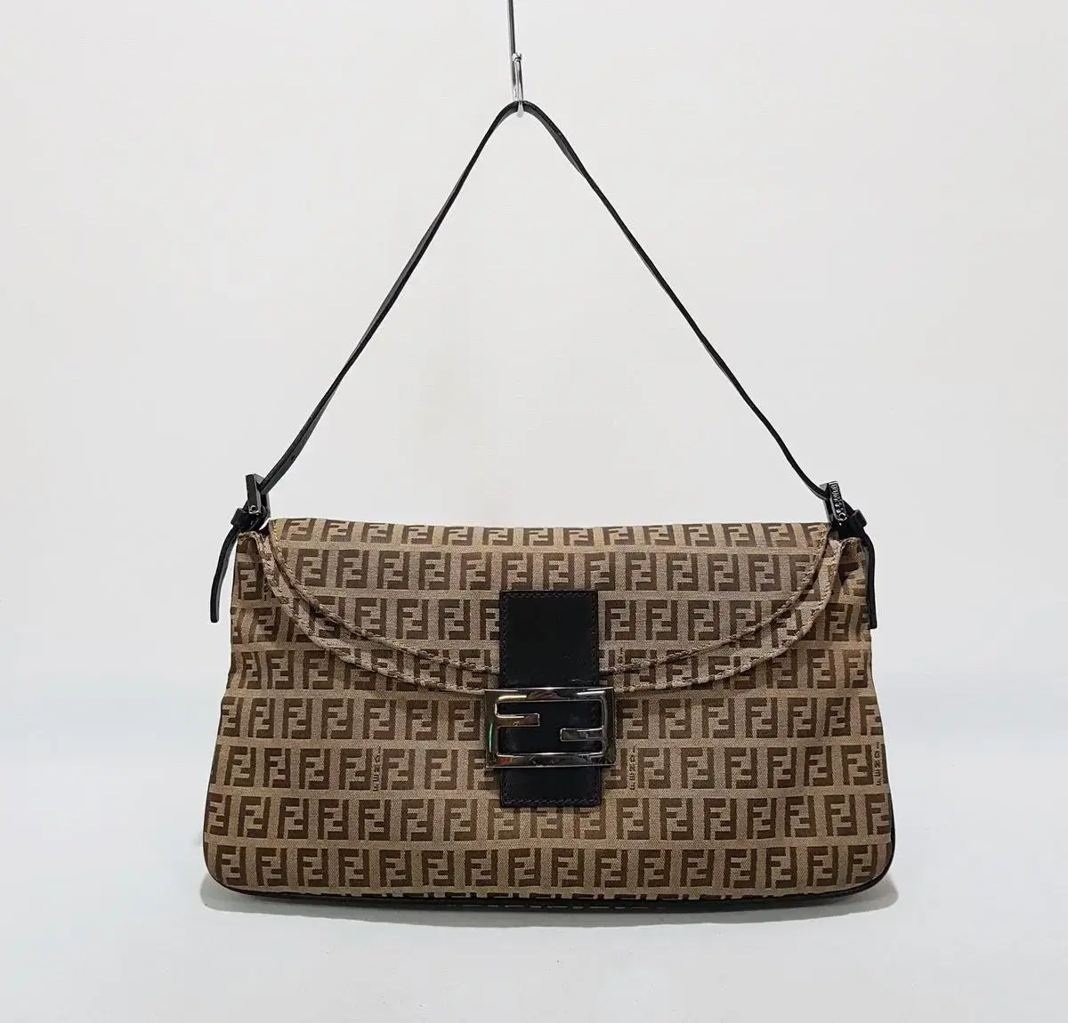 Fendi FF Zucca Flap Mamma Shoulder Bag