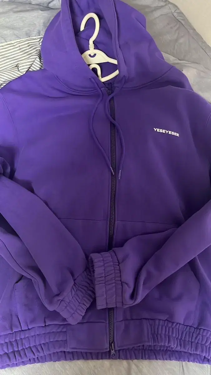 Yes IC Purple Backprinted Hooded Zip Up M