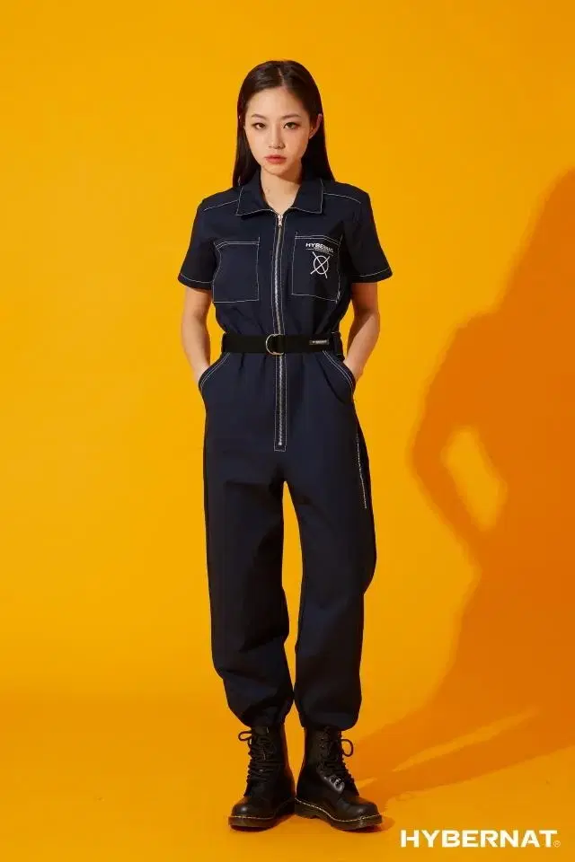 하이버넷 Suzuki Coverall Jumpsuit-Black 점프수트