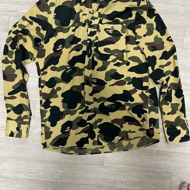 [추석맞이할인] 찔러보기 차단_ bape 베이프 1st 카모 황계 셔츠