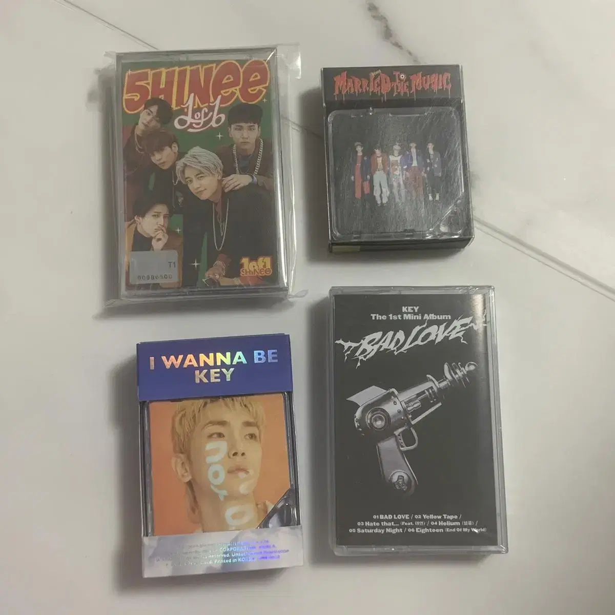 Shinee kihno Cassette Tapes unsealed unsealed