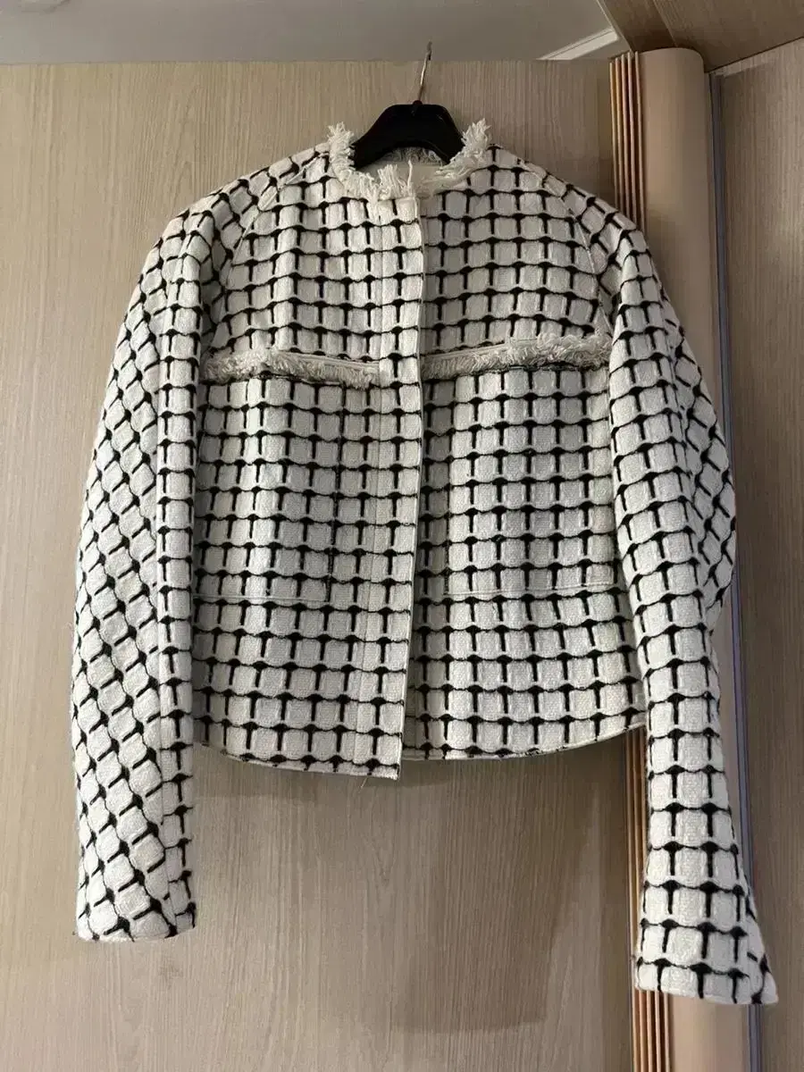 Missha Limited Wool Angora Tweed Jacket Check Surgical Jacket Wool Jacket