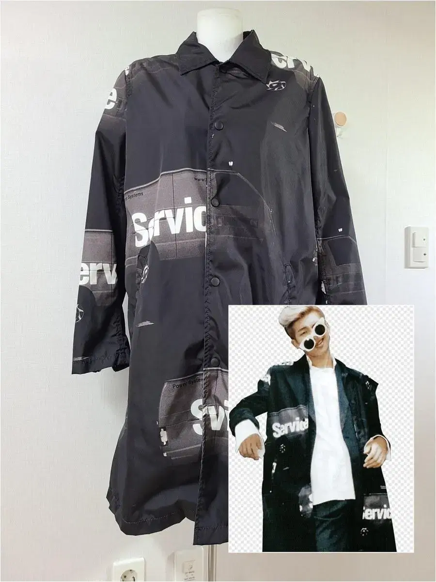 This Is Never That Men's Long Jumper BTS Wearing Rustle Windbreaker 95 100 105