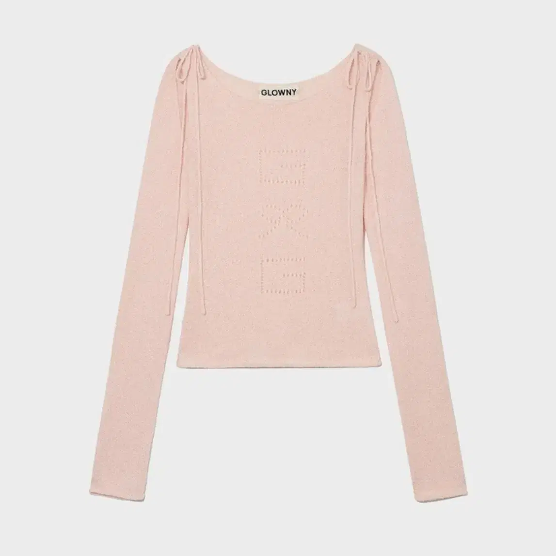 글로니 LYNN SLIT SWEATER(PINK)